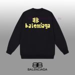 New Customers Only, Limit One. BALENCIAGA 24SS Classic Round Neck Hoodie11 Pairs Of Customized Fabrics 420g Large Loop High We j07lrdax - Image 3