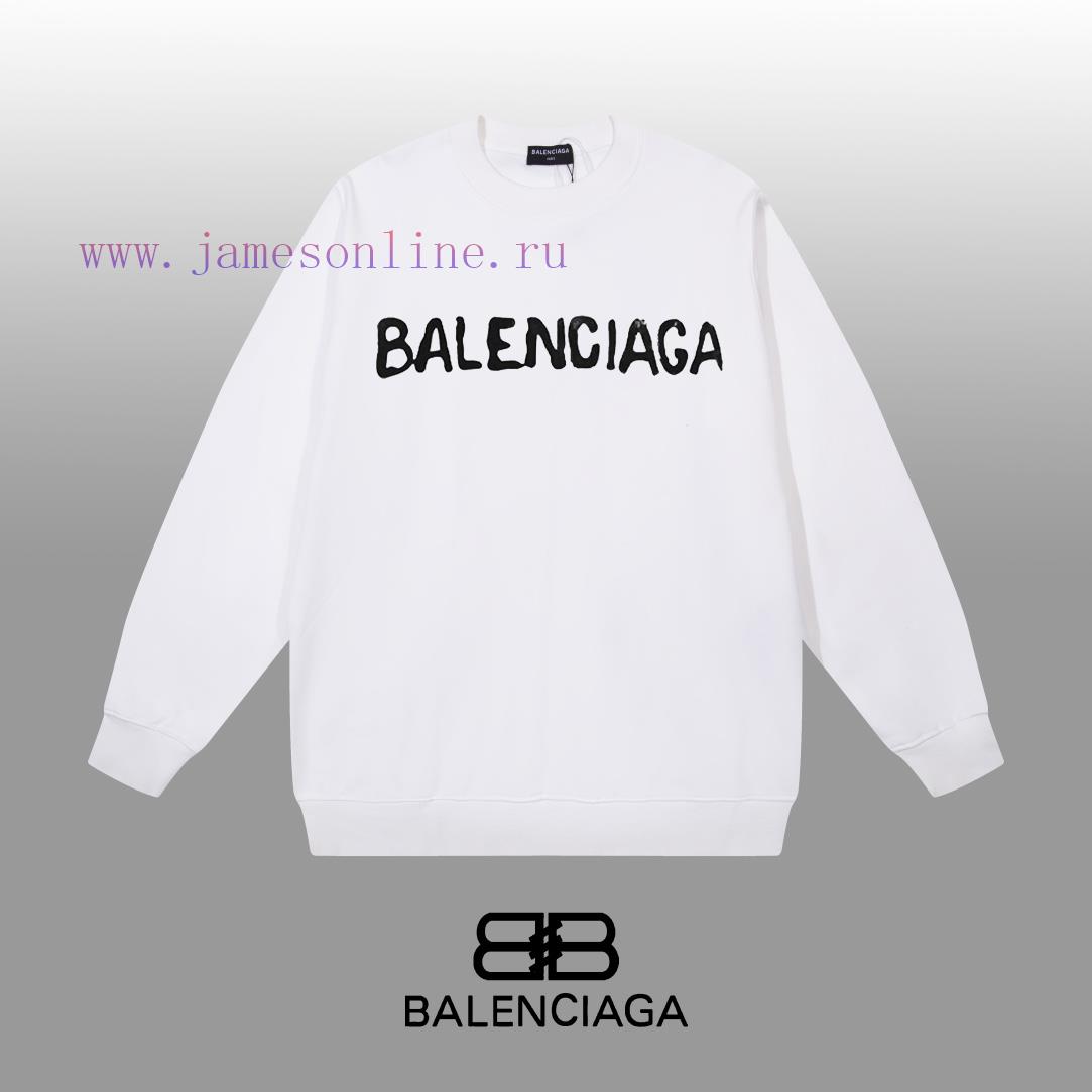 4nxxn3tcy0k.jpg New Customers Only, Limit One. BALENCIAGA 24SS Classic Round Neck Hoodie11 Pairs Of Customized Fabrics 420g Large Loop High We p72jor12 - Image 1