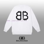New Customers Only, Limit One. BALENCIAGA 24SS Classic Round Neck Hoodie11 Pairs Of Customized Fabrics 420g Large Loop High We p72jor12 - Image 3