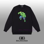 New Customers Only, Limit One. BALENCIAGA 24SS Classic Round Neck Hoodie11 Pairs Of Customized Fabrics 420g Large Loop High We ihapwxtj - Image 2