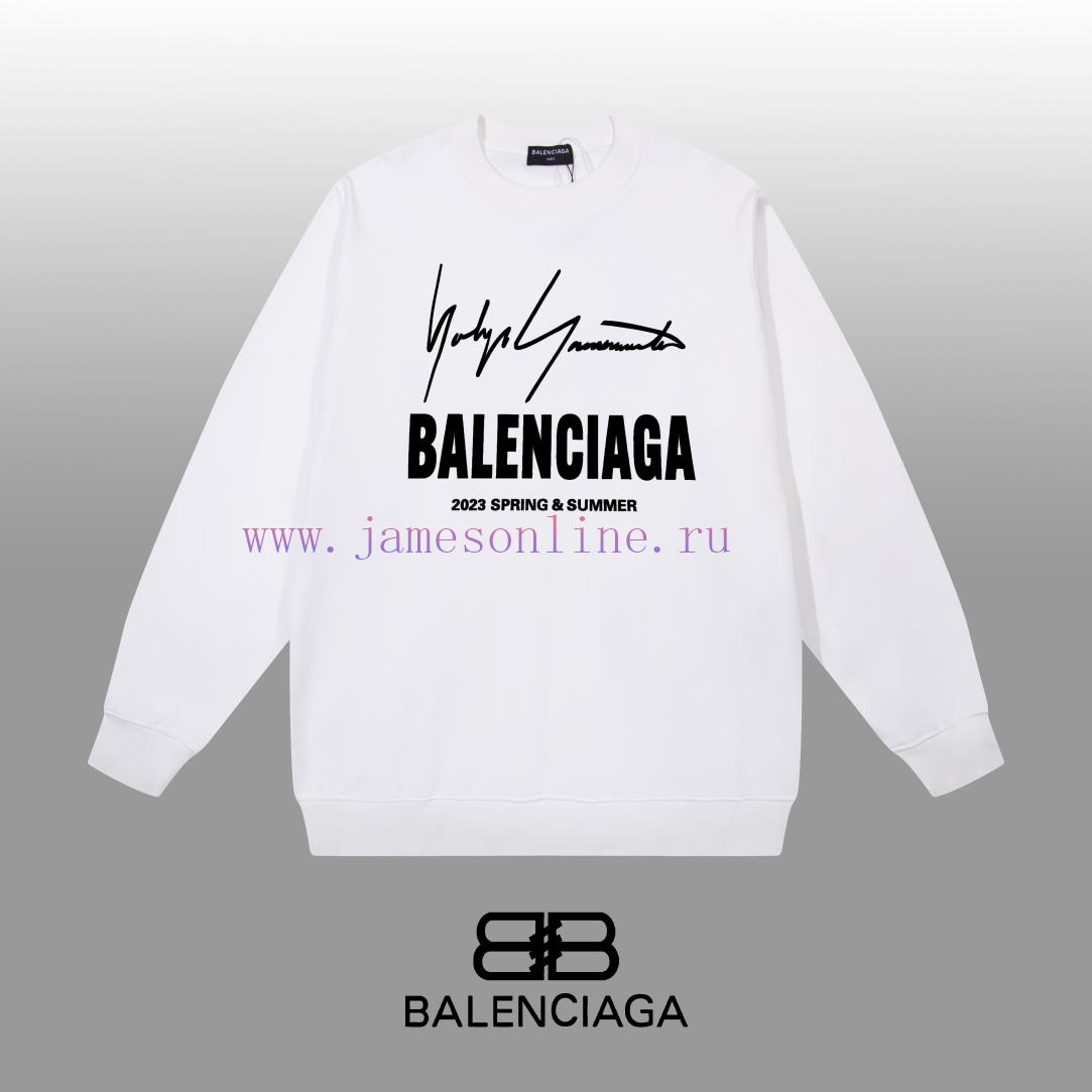 istbj5m0nbv.jpg New Customers Only, Limit One. BALENCIAGA 24SS Classic Round Neck Hoodie11 Pairs Of Customized Fabrics 420g Large Loop High We vbba362y - Image 1