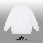 New Customers Only, Limit One. BALENCIAGA 24SS Classic Round Neck Hoodie11 Pairs Of Customized Fabrics 420g Large Loop High We vbba362y - Image 3