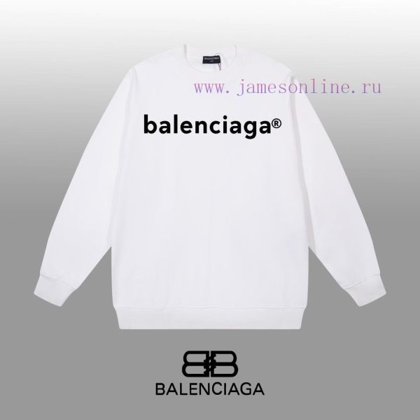 New Customers Only, Limit One. BALENCIAGA 24SS Classic Round Neck Hoodie11 Pairs Of Customized Fabrics 420g Large Loop High We 4l9m43ya