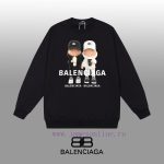 New Customers Only, Limit One. BALENCIAGA 24SS Classic Round Neck Hoodie11 Pairs Of Customized Fabrics 420g Large Loop High We xoy5joe4