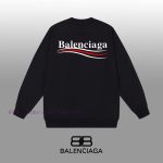 New Customers Only, Limit One. BALENCIAGA 24SS Classic Round Neck Hoodie11 Pairs Of Customized Fabrics 420g Large Loop High We w48pn408 - Image 3