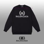 New Customers Only, Limit One. BALENCIAGA 24SS Classic Round Neck Hoodie11 Pairs Of Customized Fabrics 420g Large Loop High We jhq3hanc