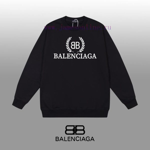 New Customers Only, Limit One. BALENCIAGA 24SS Classic Round Neck Hoodie11 Pairs Of Customized Fabrics 420g Large Loop High We jhq3hanc