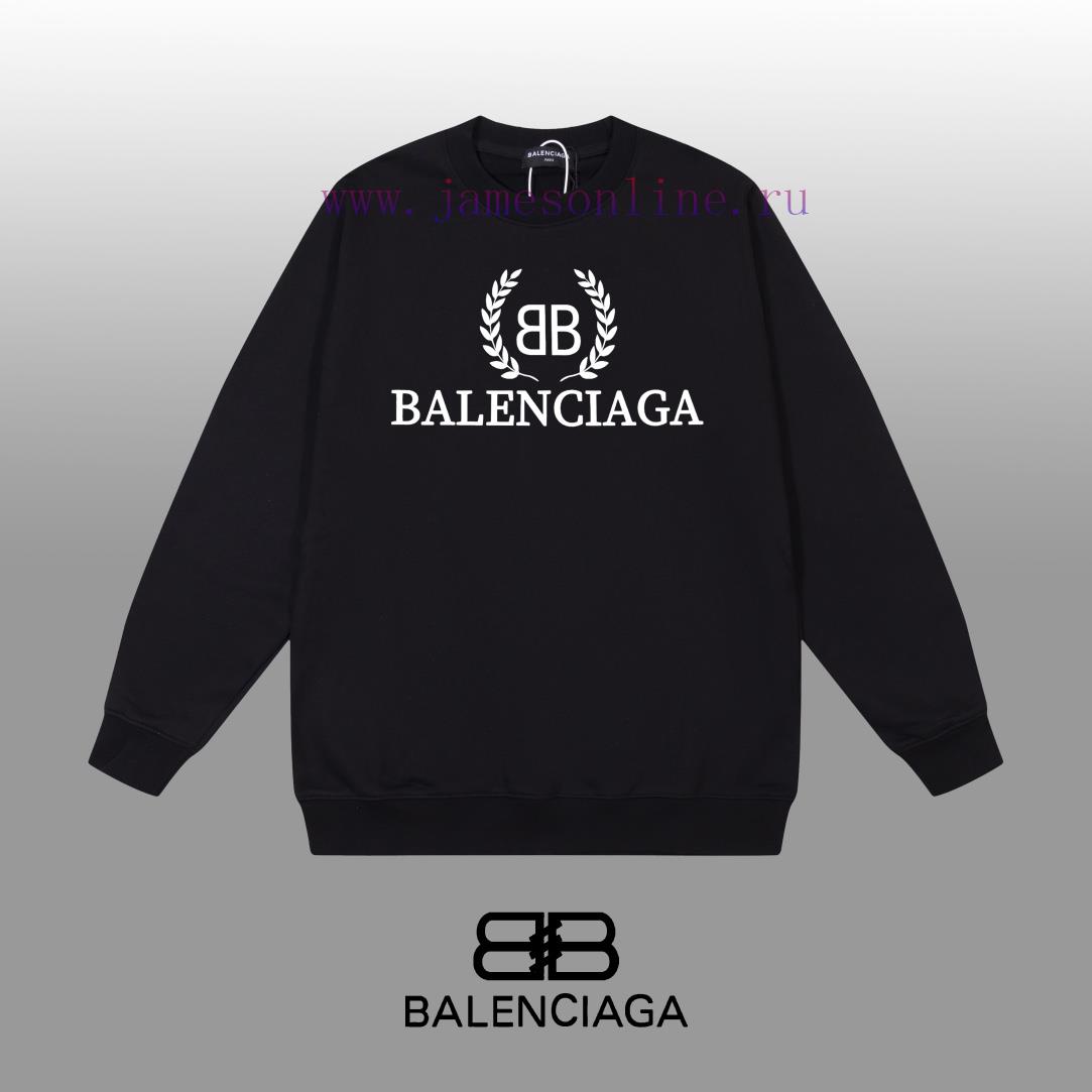 1vyaugl3ubh.jpg New Customers Only, Limit One. BALENCIAGA 24SS Classic Round Neck Hoodie11 Pairs Of Customized Fabrics 420g Large Loop High We jhq3hanc - Image 1