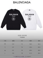 New Customers Only, Limit One. BALENCIAGA 24SS Classic Round Neck Hoodie11 Pairs Of Customized Fabrics 420g Large Loop High We e78yavgg - Image 10