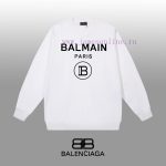 New Customers Only, Limit One. BALENCIAGA 24SS Classic Round Neck Hoodie11 Pairs Of Customized Fabrics 420g Large Loop High We vv2sguko