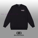 New Customers Only, Limit One. BALENCIAGA 24SS Classic Round Neck Hoodie11 Pairs Of Customized Fabrics 420g Large Loop High We razxrw78