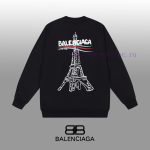 New Customers Only, Limit One. BALENCIAGA 24SS Classic Round Neck Hoodie11 Pairs Of Customized Fabrics 420g Large Loop High We razxrw78 - Image 3