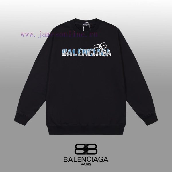New Customers Only, Limit One. BALENCIAGA 24SS Classic Round Neck Hoodie11 Pairs Of Customized Fabrics 420g Large Loop High We bd2egf04