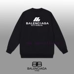 New Customers Only, Limit One. BALENCIAGA 24SS Classic Round Neck Hoodie11 Pairs Of Customized Fabrics 420g Large Loop High We 5jaovyi6 - Image 3