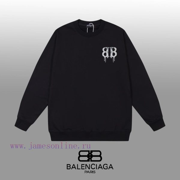 New Customers Only, Limit One. BALENCIAGA 24SS Classic Round Neck Hoodie11 Pairs Of Customized Fabrics 420g Large Loop High We ax39x77t