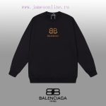 New Customers Only, Limit One. BALENCIAGA 24SS Classic Round Neck Hoodie11 Pairs Of Customized Fabrics 420g Large Loop High We wskpjpc0 - Image 2