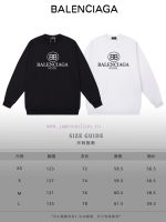 New Customers Only, Limit One. BALENCIAGA 24SS Classic Round Neck Hoodie11 Pairs Of Customized Fabrics 420g Large Loop High We ga328s6w - Image 10