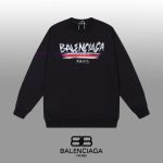 New Customers Only, Limit One. BALENCIAGA 24SS Classic Round Neck Hoodie11 Pairs Of Customized Fabrics 420g Large Loop High We t3b3fjic