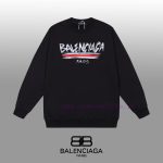 New Customers Only, Limit One. BALENCIAGA 24SS Classic Round Neck Hoodie11 Pairs Of Customized Fabrics 420g Large Loop High We t3b3fjic - Image 2