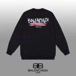 New Customers Only, Limit One. BALENCIAGA 24SS Classic Round Neck Hoodie11 Pairs Of Customized Fabrics 420g Large Loop High We t3b3fjic - Image 3