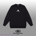 New Customers Only, Limit One. BALENCIAGA 24SS Classic Round Neck Hoodie11 Pairs Of Customized Fabrics 420g Large Loop High We vro99lh1