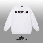 New Customers Only, Limit One. BALENCIAGA 24SS Classic Round Neck Hoodie11 Pairs Of Customized Fabrics 420g Large Loop High We rovpk2fk