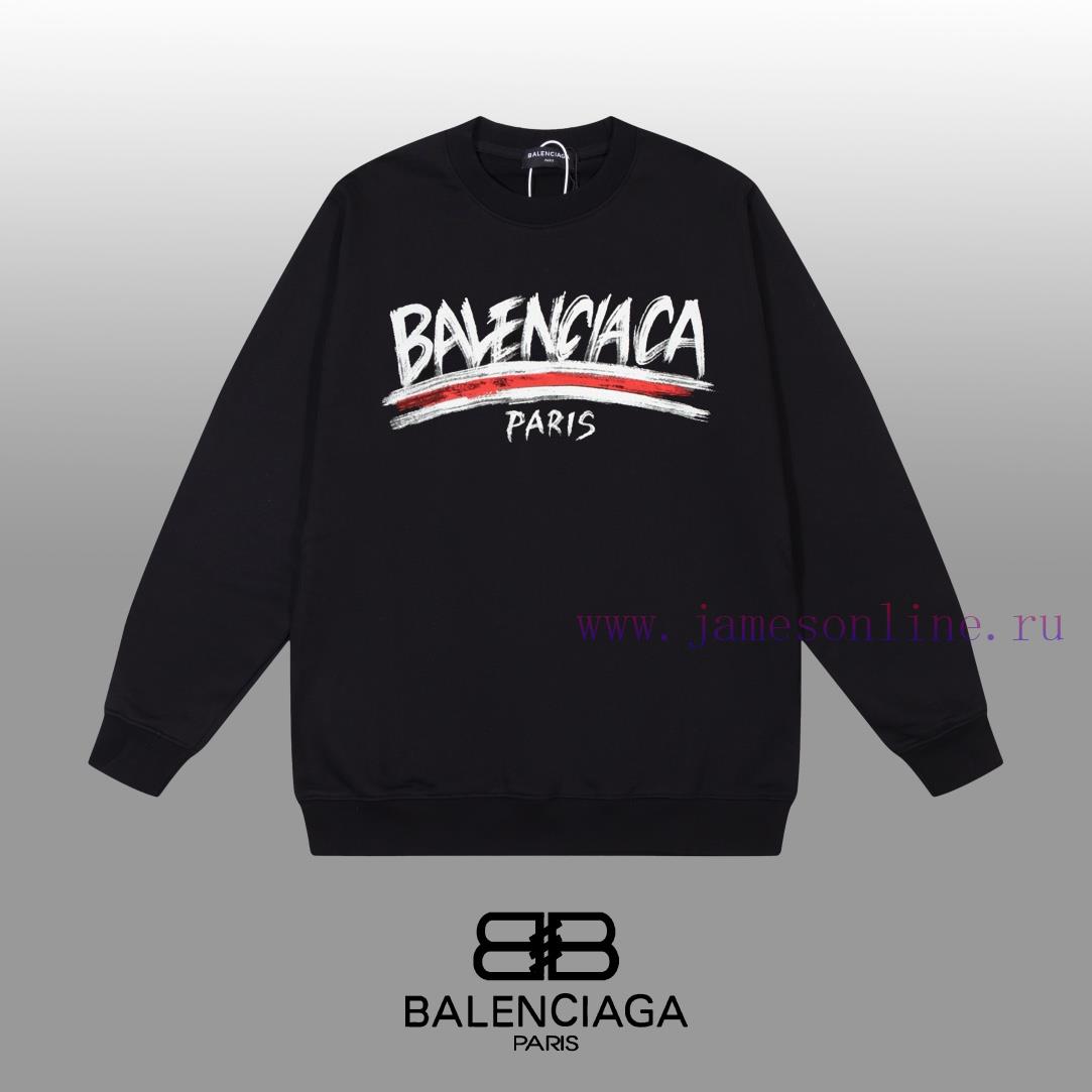 ijpfwldxjfh.jpg New Customers Only, Limit One. BALENCIAGA 24SS Classic Round Neck Hoodie11 Pairs Of Customized Fabrics 420g Large Loop High We 9mtkkl65 - Image 1