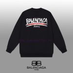 New Customers Only, Limit One. BALENCIAGA 24SS Classic Round Neck Hoodie11 Pairs Of Customized Fabrics 420g Large Loop High We 9mtkkl65 - Image 3