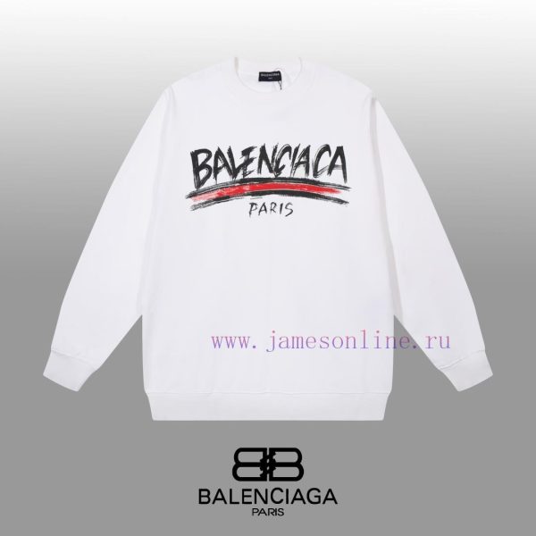 New Customers Only, Limit One. BALENCIAGA 24SS Classic Round Neck Hoodie11 Pairs Of Customized Fabrics 420g Large Loop High We jt1h03bj