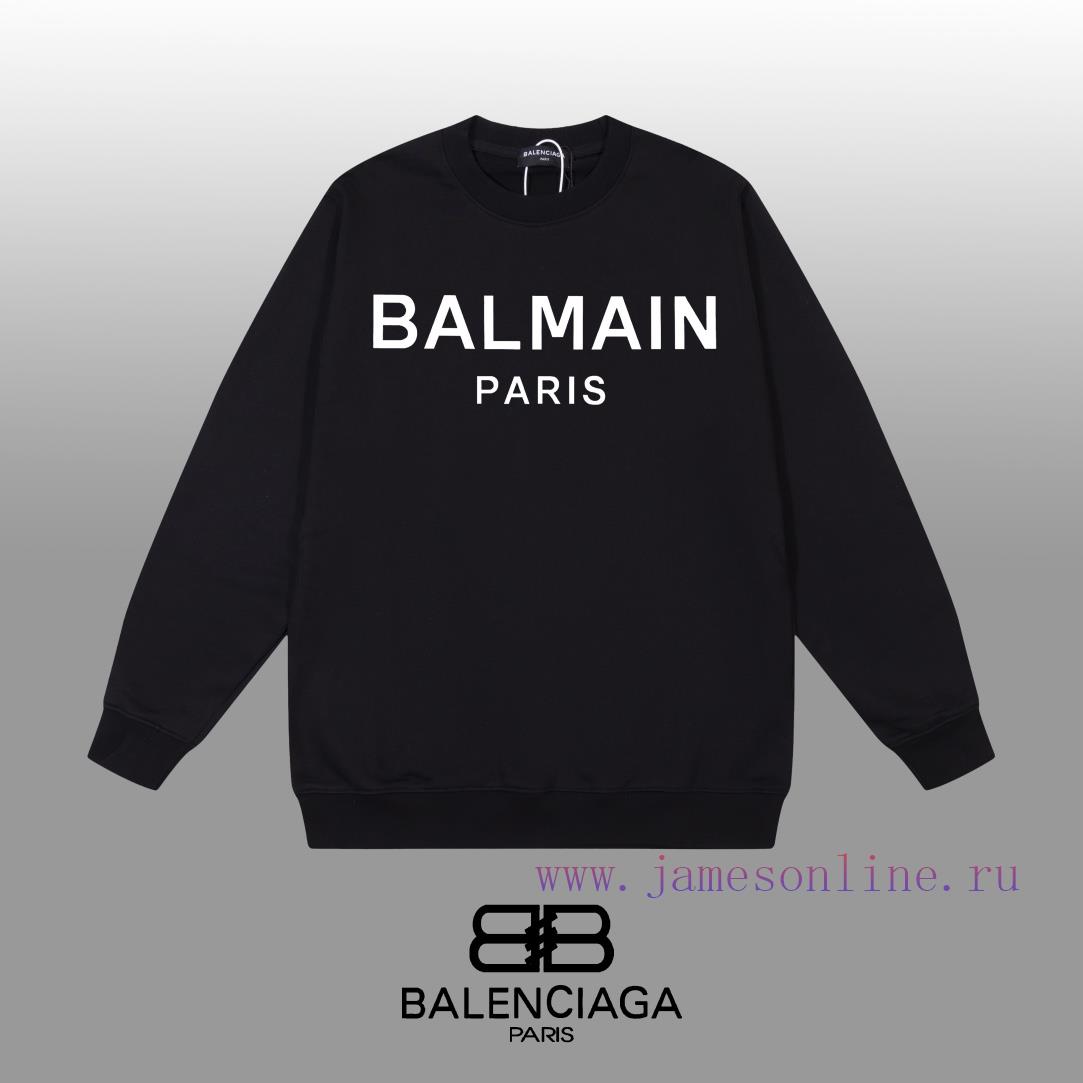mz5mf1ne5rw.jpg New Customers Only, Limit One. BALENCIAGA 24SS Classic Round Neck Hoodie11 Pairs Of Customized Fabrics 420g Large Loop High We jfy1gsxy - Image 1