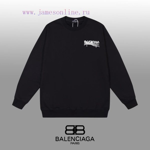 New Customers Only, Limit One. BALENCIAGA 24SS Classic Round Neck Hoodie11 Pairs Of Customized Fabrics 420g Large Loop High We f98mfklr