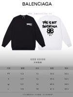 New Customers Only, Limit One. BALENCIAGA 24SS Classic Round Neck Hoodie11 Pairs Of Customized Fabrics 420g Large Loop High We f98mfklr - Image 10