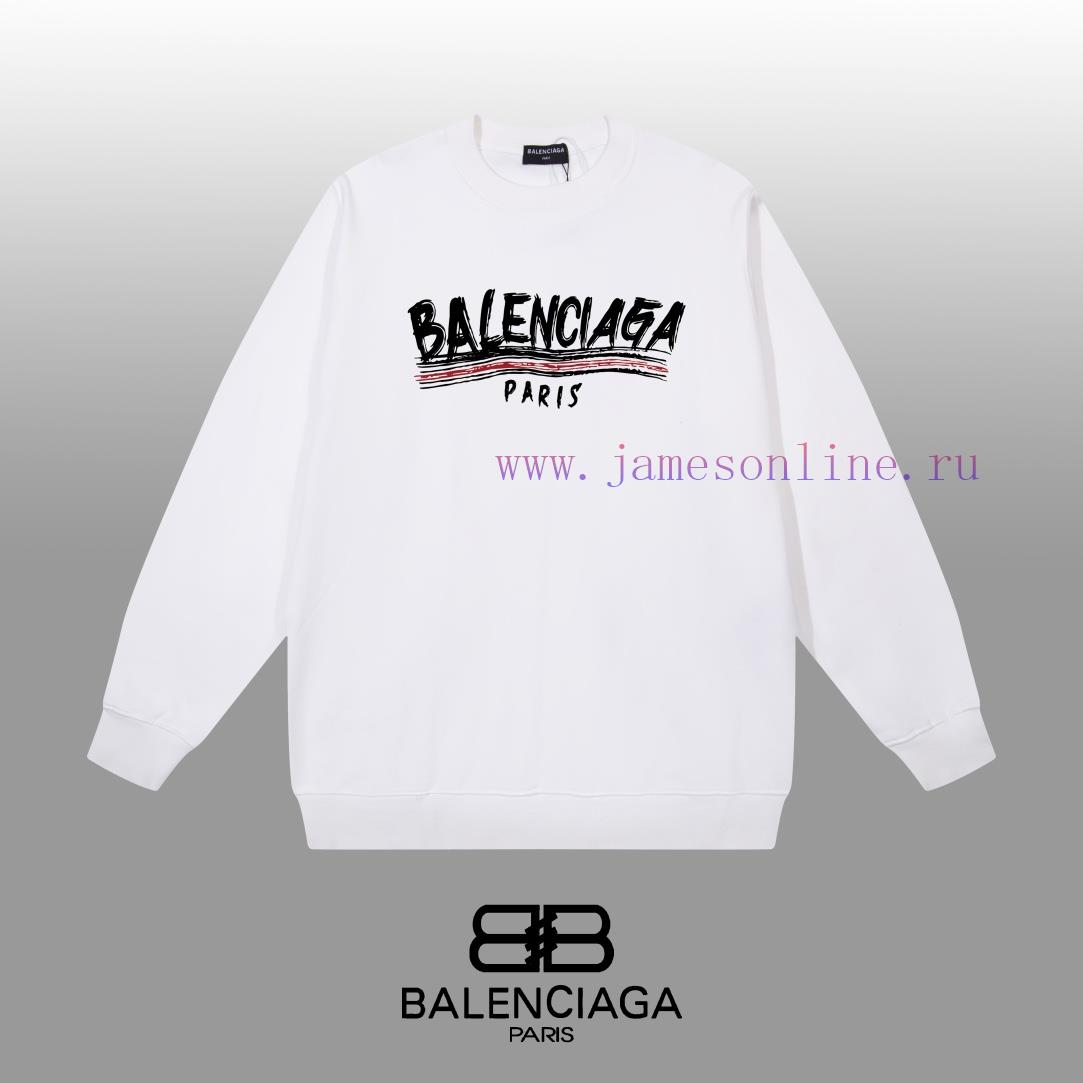 oxbq1yrvozu.jpg New Customers Only, Limit One. BALENCIAGA 24SS Classic Round Neck Hoodie11 Pairs Of Customized Fabrics 420g Large Loop High We b46ly97i - Image 1