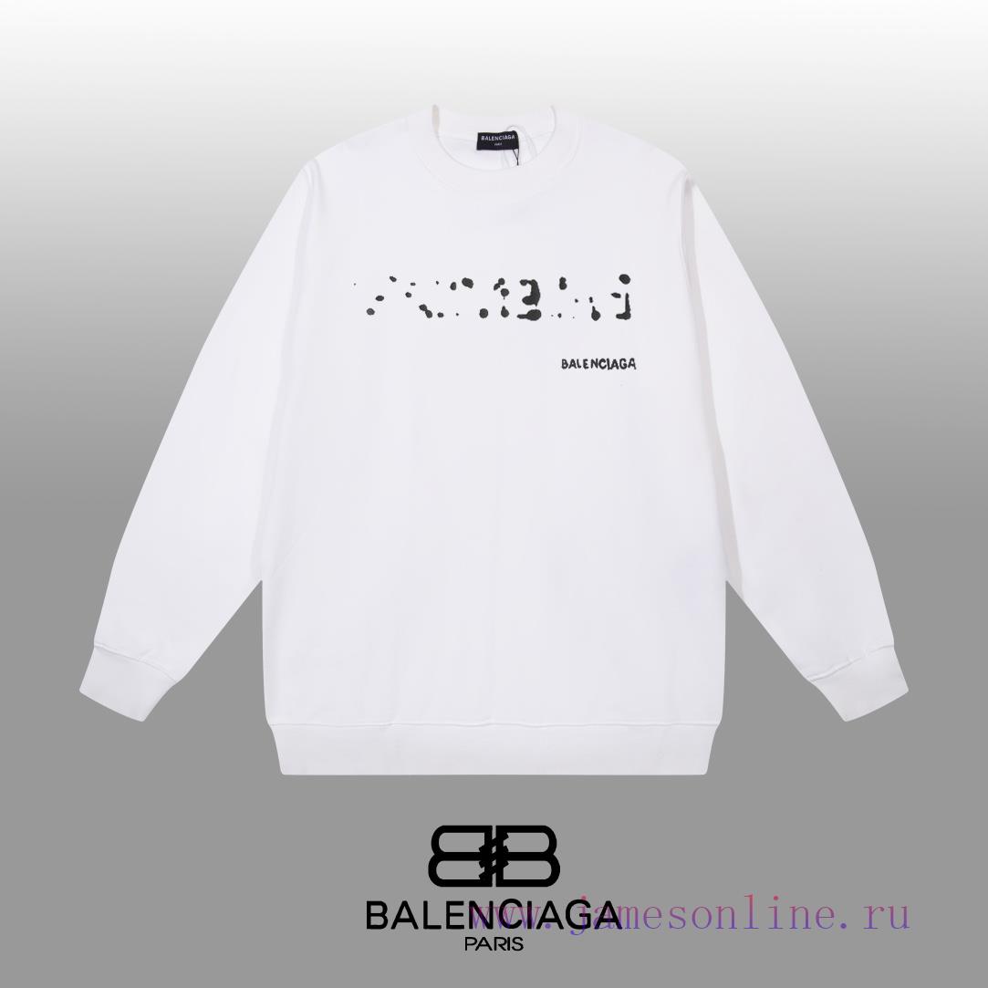 33shfasdvvu.jpg New Customers Only, Limit One. BALENCIAGA 24SS Classic Round Neck Hoodie11 Pairs Of Customized Fabrics 420g Large Loop High We br1n3vcw - Image 1