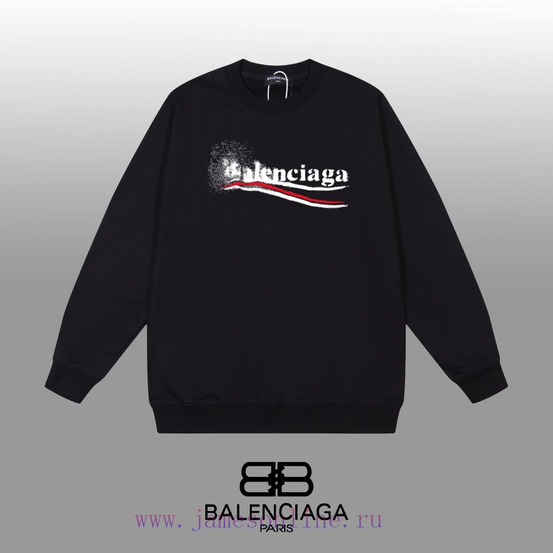 r1uu1t35jyd.jpg New Customers Only, Limit One. BALENCIAGA 24SS Classic Round Neck Hoodie11 Pairs Of Customized Fabrics 420g Large Loop High We ft9hmt2q - Image 1