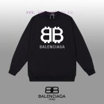 New Customers Only, Limit One. BALENCIAGA 24SS Classic Round Neck Hoodie11 Pairs Of Customized Fabrics 420g Large Loop High We ugm4567w