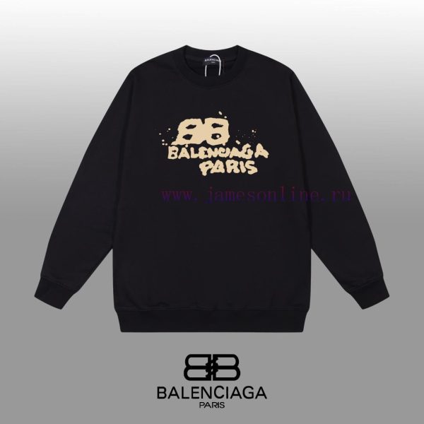 New Customers Only, Limit One. BALENCIAGA 24SS Classic Round Neck Hoodie11 Pairs Of Customized Fabrics 420g Large Loop High We bpderad6
