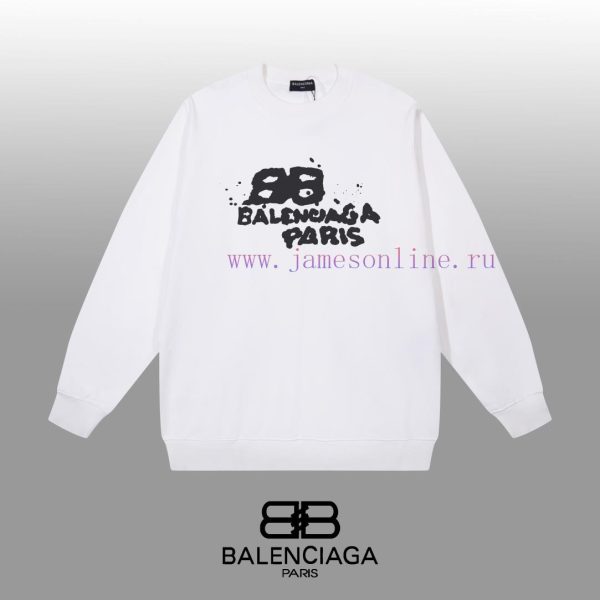 New Customers Only, Limit One. BALENCIAGA 24SS Classic Round Neck Hoodie11 Pairs Of Customized Fabrics 420g Large Loop High We vmojydoc