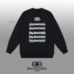 New Customers Only, Limit One. BALENCIAGA 24SS Classic Round Neck Hoodie11 Pairs Of Customized Fabrics 420g Large Loop High We z534x9od - Image 3