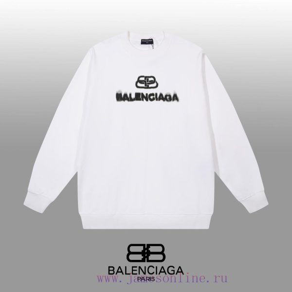 New Customers Only, Limit One. BALENCIAGA 24SS Classic Round Neck Hoodie11 Pairs Of Customized Fabrics 420g Large Loop High We nee6csfm