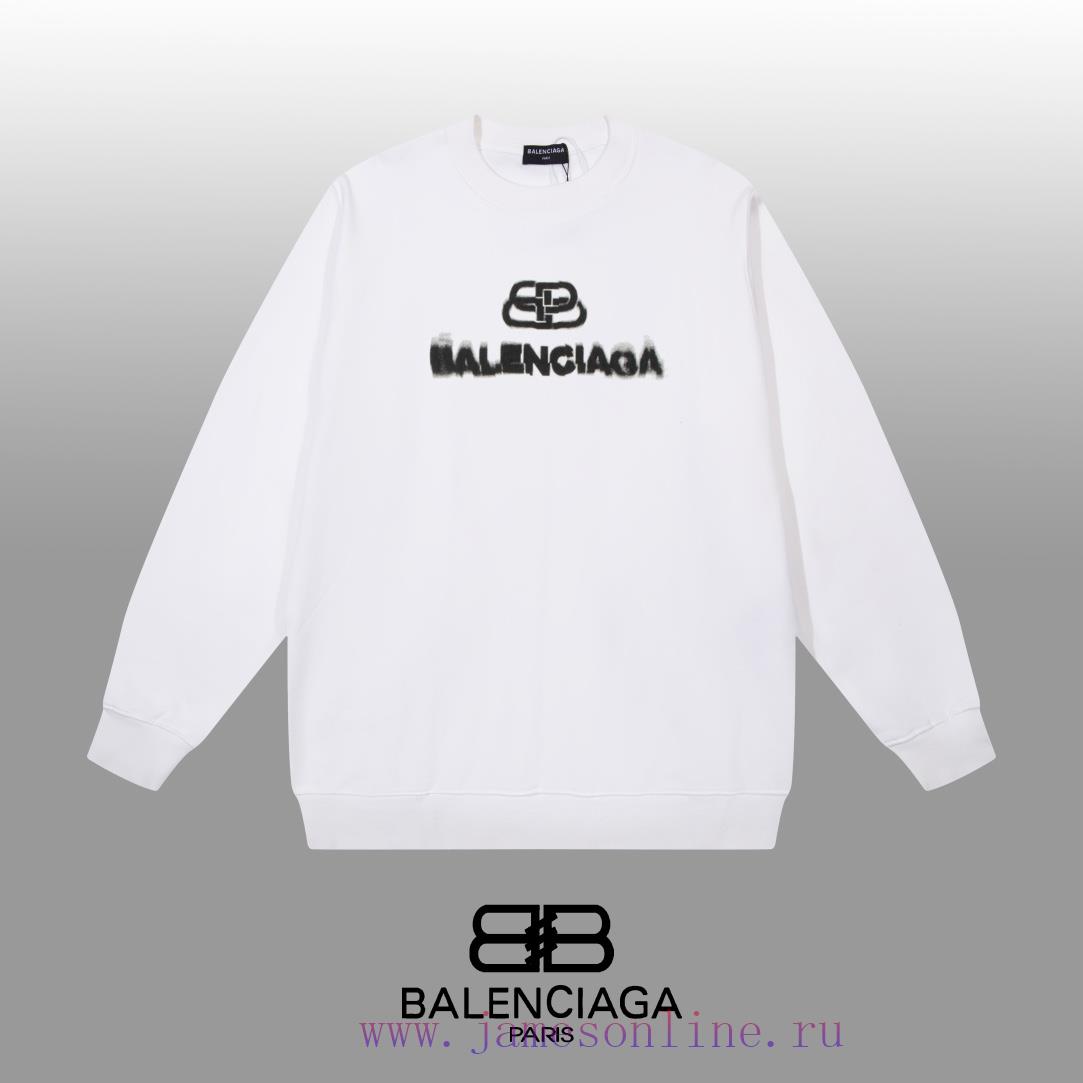 ednmtygkmmz.jpg New Customers Only, Limit One. BALENCIAGA 24SS Classic Round Neck Hoodie11 Pairs Of Customized Fabrics 420g Large Loop High We nee6csfm - Image 1