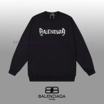 New Customers Only, Limit One. BALENCIAGA 24SS Classic Round Neck Hoodie11 Pairs Of Customized Fabrics 420g Large Loop High We dgv0kkt7 - Image 2