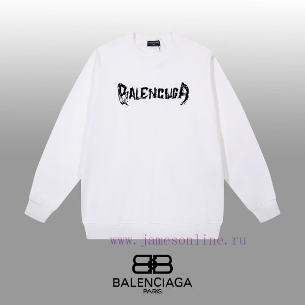 New Customers Only, Limit One. BALENCIAGA 24SS Classic Round Neck Hoodie11 Pairs Of Customized Fabrics 420g Large Loop High We zk3o2zd2