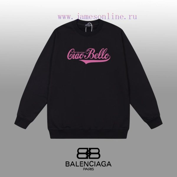 New Customers Only, Limit One. BALENCIAGA 24SS Classic Round Neck Hoodie11 Pairs Of Customized Fabrics 420g Large Loop High We 51kim8rq