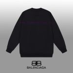 New Customers Only, Limit One. BALENCIAGA 24SS Classic Round Neck Hoodie11 Pairs Of Customized Fabrics 420g Large Loop High We 51kim8rq - Image 3
