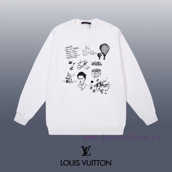New Customers Only, Limit One. LOUIS VUITTON 24SS Classic Round Neck Hoodie11 Pairs Of Customized Fabrics 420g Large Loop High i005qpq2