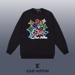 New Customers Only, Limit One. LOUIS VUITTON 24SS Classic Round Neck Hoodie11 Pairs Of Customized Fabrics 420g Large Loop High haw2vpms - Image 2