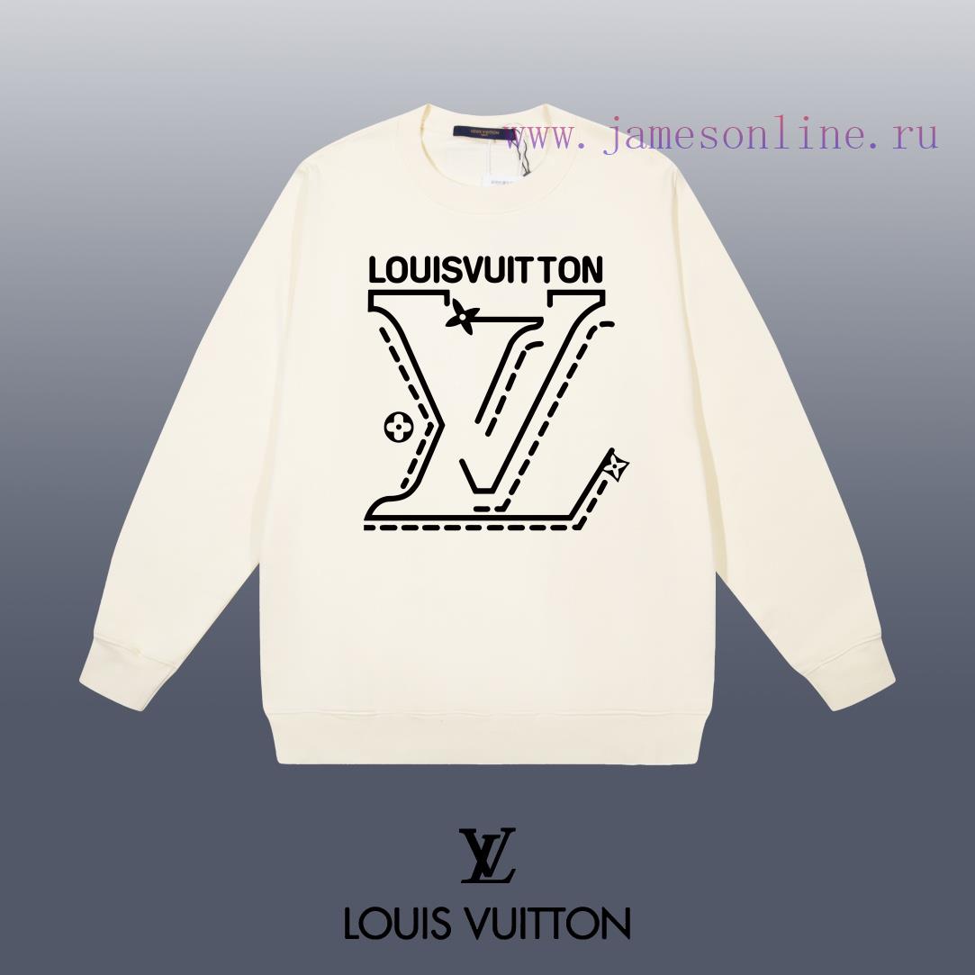 n1uo4ovd53c.jpg New Customers Only, Limit One. LOUIS VUITTON 24SS Classic Round Neck Hoodie11 Pairs Of Customized Fabrics 420g Large Loop High b3in55fx - Image 1