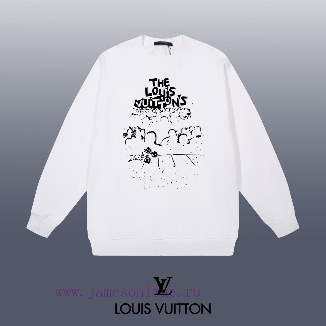 ybvvoxg34sz.jpg New Customers Only, Limit One. LOUIS VUITTON 24SS Classic Round Neck Hoodie11 Pairs Of Customized Fabrics 420g Large Loop High p376xkrs - Image 1