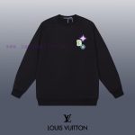 New Customers Only, Limit One. LOUIS VUITTON 24SS Classic Round Neck Hoodie11 Pairs Of Customized Fabrics 420g Large Loop High mmu15np3 - Image 2